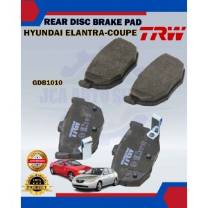 Hyundai Elantra 1.6cc 1.8cc-Hyundai Coupe-Kia Cerato-Spectra-Rear Disc Brake Pad-TRW-GDB1010