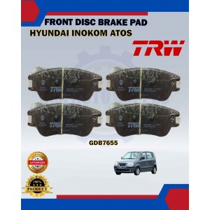 Hyundai Inokom Atos-Front Disc Brake Pad-TRW-GDB7655
