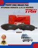 Showing image for Hyundai Sonata 1.8cc 2.0cc-Matrix-Avante-Front Disc Brake Pad-TRW-GDB895 Hyundai Sonata 1.8cc 2.0cc-Matrix-Avante-Front Disc Brake Pad-TRW-GDB895 Brake Pad image