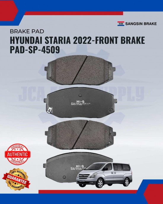 Showing image for Hyundai Staria 2022-Front Brake Pad-SP-4509 Hyundai Staria 2022-Front Brake Pad-SP-4509 Brake Pad image