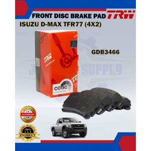 Isuzu D-Max TFR-TFS-Rodeo-Chevrolet Colorado Front Disc Brake Pad-TRW-GDB3466