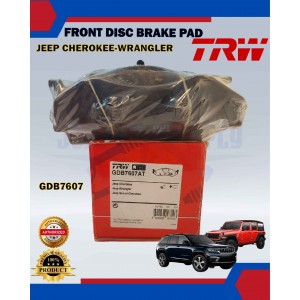 Jeep Cherokee-Wrangler-Grand Cherokee-Front Disc Brake Pad-TRW-GDB7607