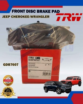 Jeep Cherokee-Wrangler-Grand Cherokee-Front Disc Brake Pad-TRW-GDB7607