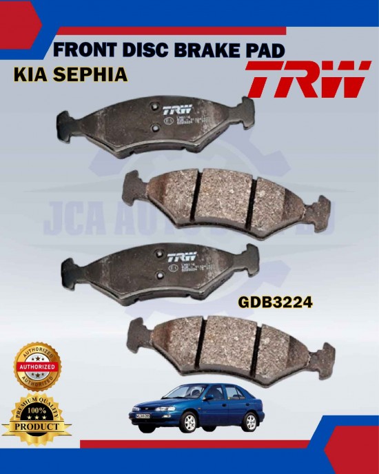 Showing image for Kia Sephia-Sierra-Front Disc Brake Pad-TRW-GDB3224 Kia Sephia-Sierra-Front Disc Brake Pad-TRW-GDB3224 Brake Pad image