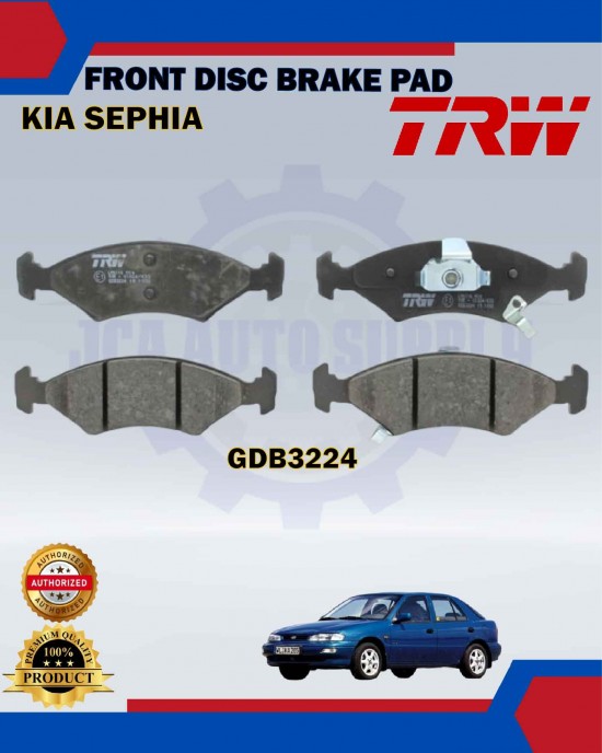 Showing image for Kia Sephia-Sierra-Front Disc Brake Pad-TRW-GDB3224 Kia Sephia-Sierra-Front Disc Brake Pad-TRW-GDB3224 Brake Pad image