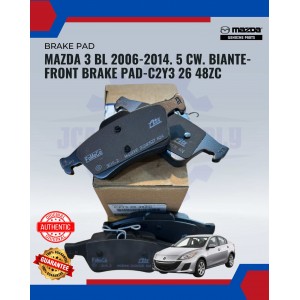 Mazda 3 BL 2006-2014. 5 CW. Biante-Front Brake Pad-C2Y3 26 48ZC