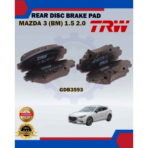 Mazda 3-Rear Disc Brake Pad-TRW-GDB3593
