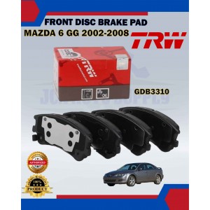 Mazda 6 GG-Front Disc Brake Pad-TRW-GDB3310