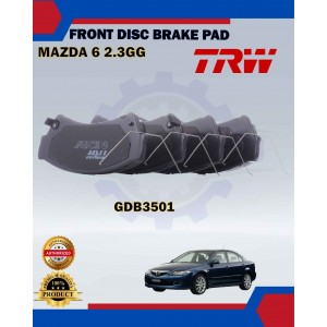 Mazda 6 GH-Front Disc Brake Pad-TRW-GDB3501