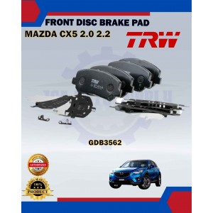 Mazda CX-5 KE-Mazda CX-5 KF-Jeep Cherokee KL-Front Disc Brake Pad-TRW-GDB3562