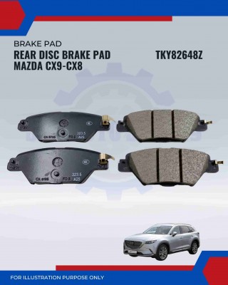 Rear Disc Brake Pad Set-Mazda CX9-CX8-TKY82648Z