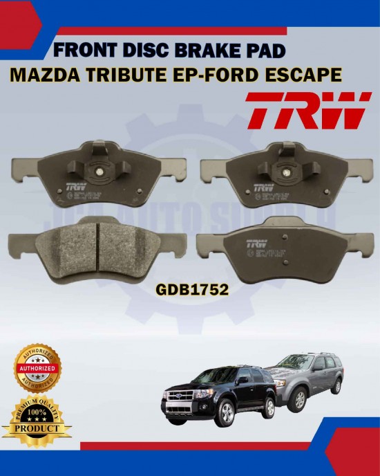 Showing image for Mazda Tribute EP-Ford Escape-Front Disc Brake Pad-TRW-GDB1752 Mazda Tribute EP-Ford Escape-Front Disc Brake Pad-TRW-GDB1752 Brake Pad image