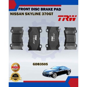 Nissan Skyline 370GT-Infiniti Q50 Q60 Q70-Front Disc Brake Pad-TRW-GDB3505