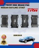 Nissan Skyline 370GT-Infiniti Q50 Q60 Q70-Front Disc Brake Pad-TRW-GDB3505 Brake Pad image