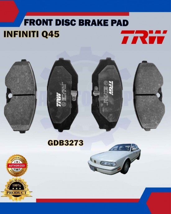 Showing image for Nissan Infiniti Q45-Infiniti J30-Maxima-Front Disc Brake Pad-TRW-GDB3273 Nissan Infiniti Q45-Infiniti J30-Maxima-Front Disc Brake Pad-TRW-GDB3273 Brake Pad image
