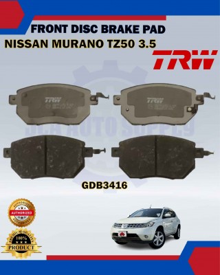 Nissan Murano TZ50 3.5cc-Altima-Front Disc Brake Pad-TRW-GDB3416