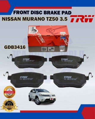Nissan Murano TZ50 3.5cc-Altima-Front Disc Brake Pad-TRW-GDB3416