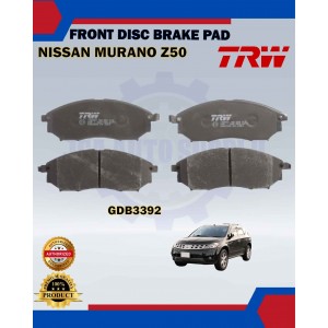 Nissan Murano Z50 3.5cc-Navara D40-Infiniti Q70-Front Disc Brake Pad-TRW-GDB3392