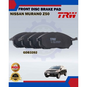 Nissan Murano Z50 3.5cc-Navara D40-Infiniti Q70-Front Disc Brake Pad-TRW-GDB3392