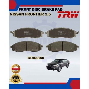 Nissan Frontier-Navara-NP300-Front Disc Brake Pad-TRW-GDB3340