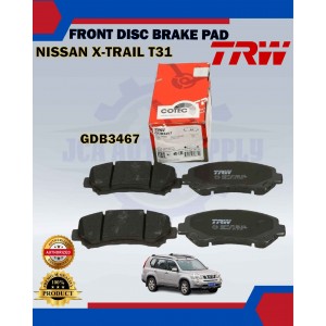 Nissan X-Trail T31-Sentra B16-Front Disc Brake Pad-TRW-GDB3467
