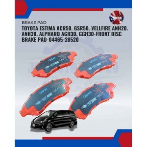 Perodua Aruz 1.5 2NR-VE. Toyota Rush II F850RE 1.5. Daihatsu Gran Max S402 1.5 3SZ-VE. S403-Front Disc Brake Pad-BP-0087M-Q