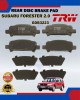 Showing image for Subaru Forester SF SG-Impreza-Legacy-Rear Disc Brake Pad-TRW-GDB3223 Subaru Forester SF SG-Impreza-Legacy-Rear Disc Brake Pad-TRW-GDB3223 Brake Pad image