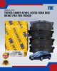 Rear Disc Brake Pad-Toyota Camry ACV40-ACV50-FBK-FD2839 Brake System image