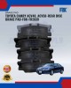 Rear Disc Brake Pad-Toyota Camry ACV40-ACV50-FBK-FD2839 Brake System image