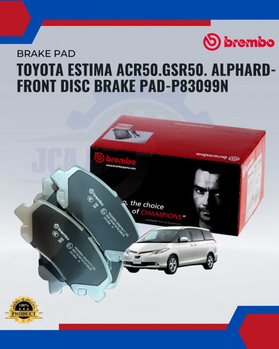 Toyota Estima ACR50.GSR50. Alphard-Front Disc Brake Pad-P83099N Brake Pad image