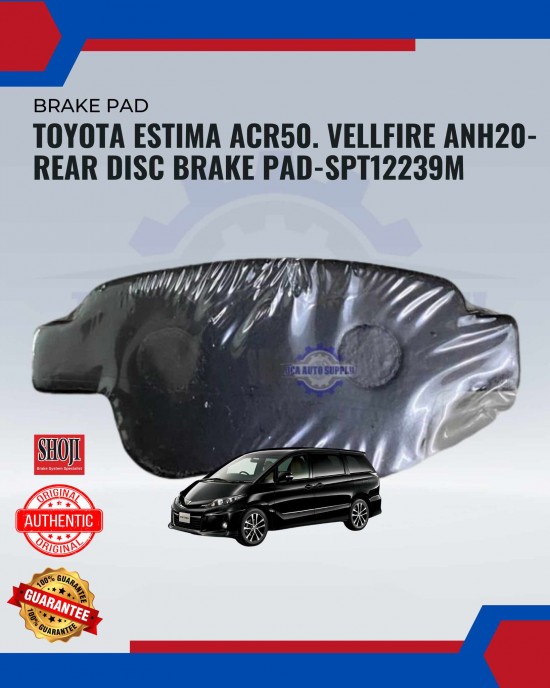 Rear Brake Pad-Toyota Estima-Alphard-SHOJI-SPT12239M Brake System image