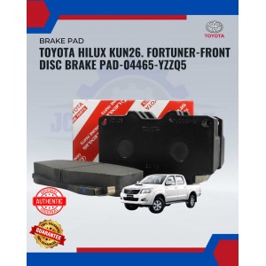Toyota Hilux KUN25 - Fortuner Front Brake Pads-Toyota-04465-YZZQ5
