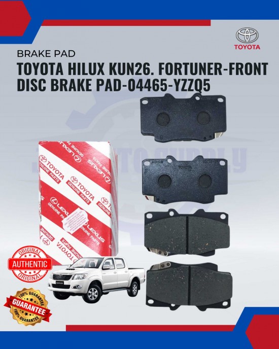 Front Brake Pad-Toyota KUN25-TOYOTA-04465-YZZQ5 Brake System image