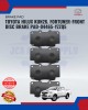 Front Brake Pad-Toyota KUN25-TOYOTA-04465-YZZQ5 Brake System image
