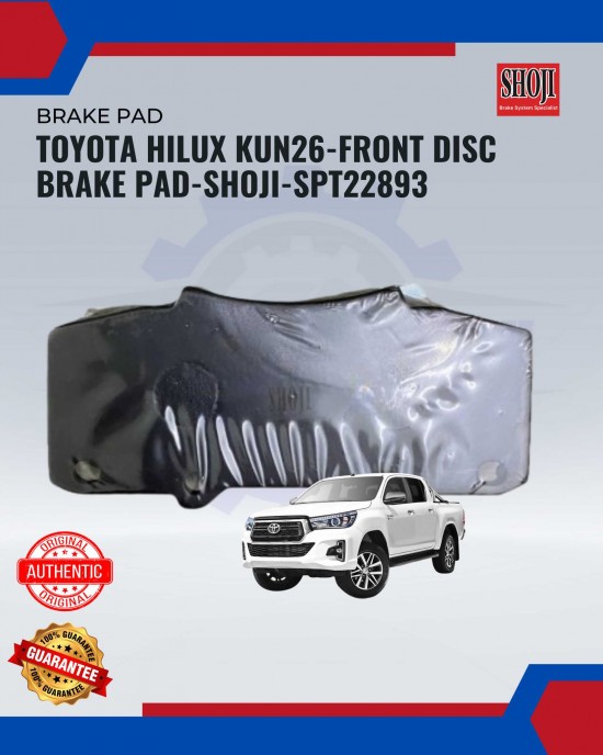 Front Disc Brake Pad-Toyota Hilux Kun26-SHOJI-SPT22893 Brake System image