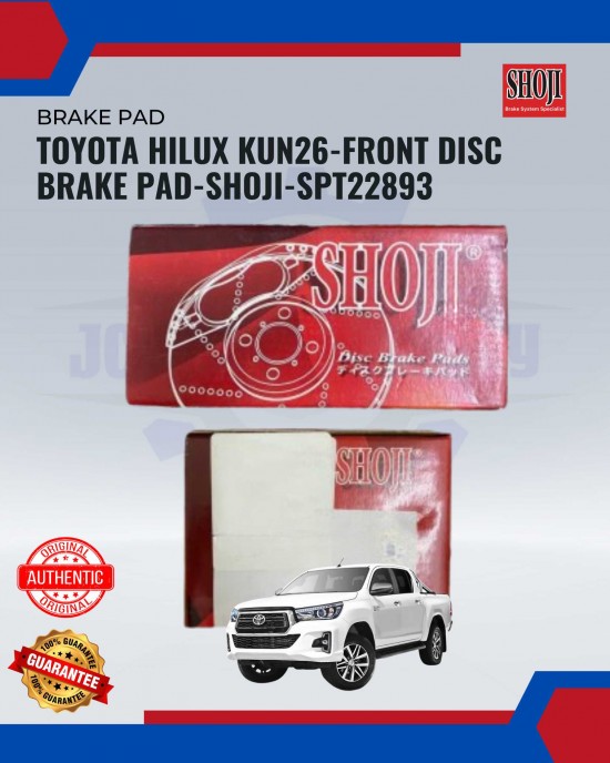 Front Disc Brake Pad-Toyota Hilux Kun26-SHOJI-SPT22893 Brake System image