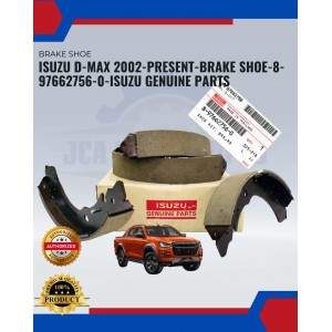 Isuzu D-Max 2002-Present-Brake Shoe-8-97662756-0-Isuzu Genuine Parts