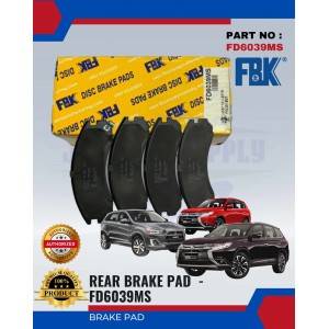 Rear Disc Brake Pad-Mitsubishi Outlander-FBK-FD6039