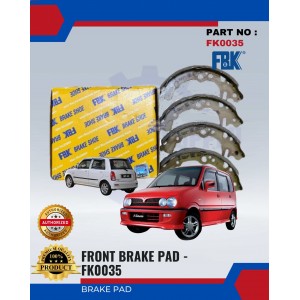 Rear Brake Shoe-Perdoua Kenari-Kelisa-FBK-FK0035