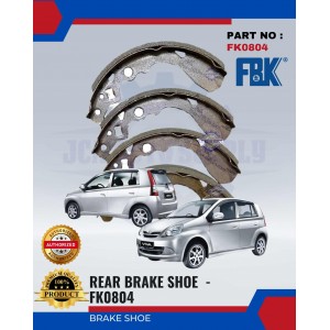 Rear Brake Shoe-Perodua Viva-FBK-FK0804