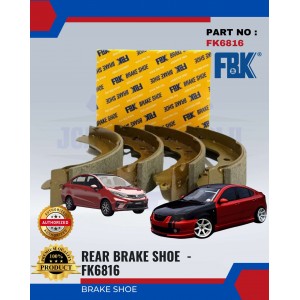 Rear Brake Shoe-Proton Gen2-FBK-FK6816