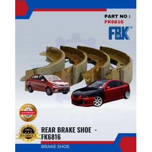 Rear Brake Shoe-Proton Gen2-FBK-FK6816