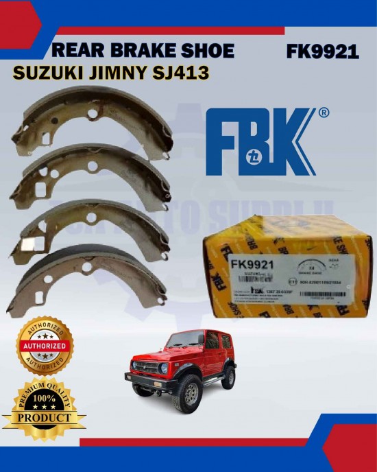 Rear Brake Shoe-Suzuki Jimny SJ413-FBK-FK9921 Brake System image