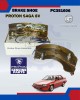 Brake Shoe Set-Proton Saga 8V-Magma-Orion-PROTON ORIGINAL-PC351606 Brake System image