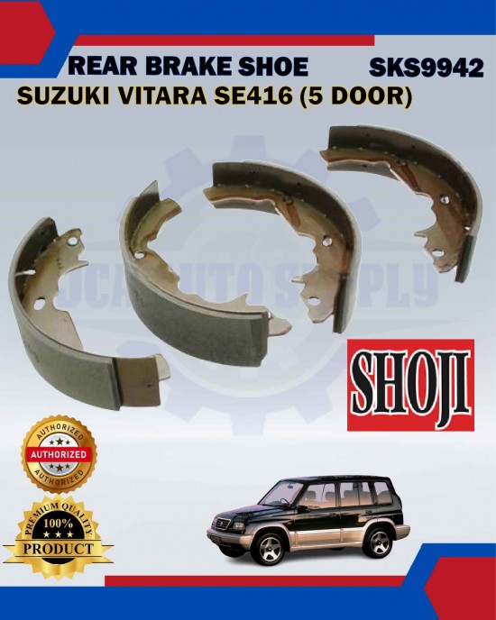 Rear Brake Shoe Set-Suzuki Vitara SE416 (5 Door)-SHOJI-SKS9942 Brake System image