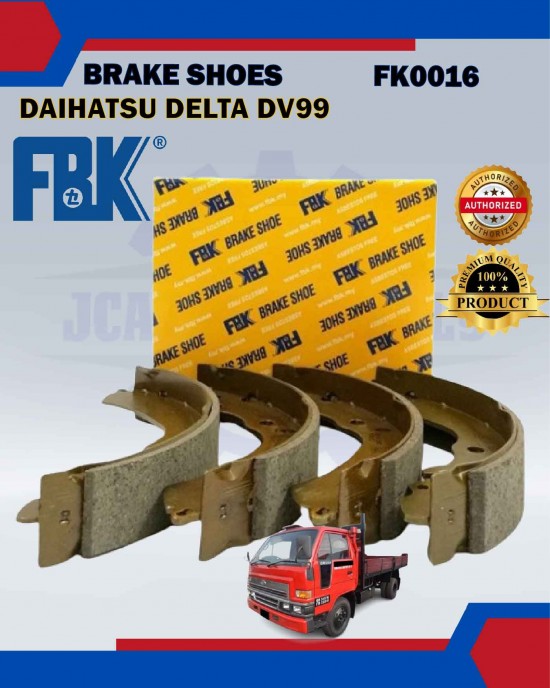 Front and Rear Brake Shoe-Daihatsu Delta DV99-FBK-FK0016 Brake System image