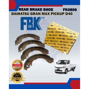 Rear Brake Shoe-Daihatsu Gran Max Pickup D40-FBK-FK0806