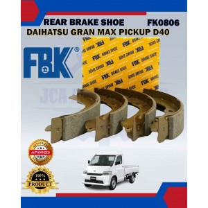 Rear Brake Shoe-Daihatsu Gran Max Pickup D40-FBK-FK0806