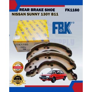 Rear Brake Shoe Set-Nissan Sunny 130Y B11-FBK-FK1160