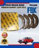 Rear Brake Shoe Set-Nissan Sunny 130Y B11-FBK-FK1160 Brake System image